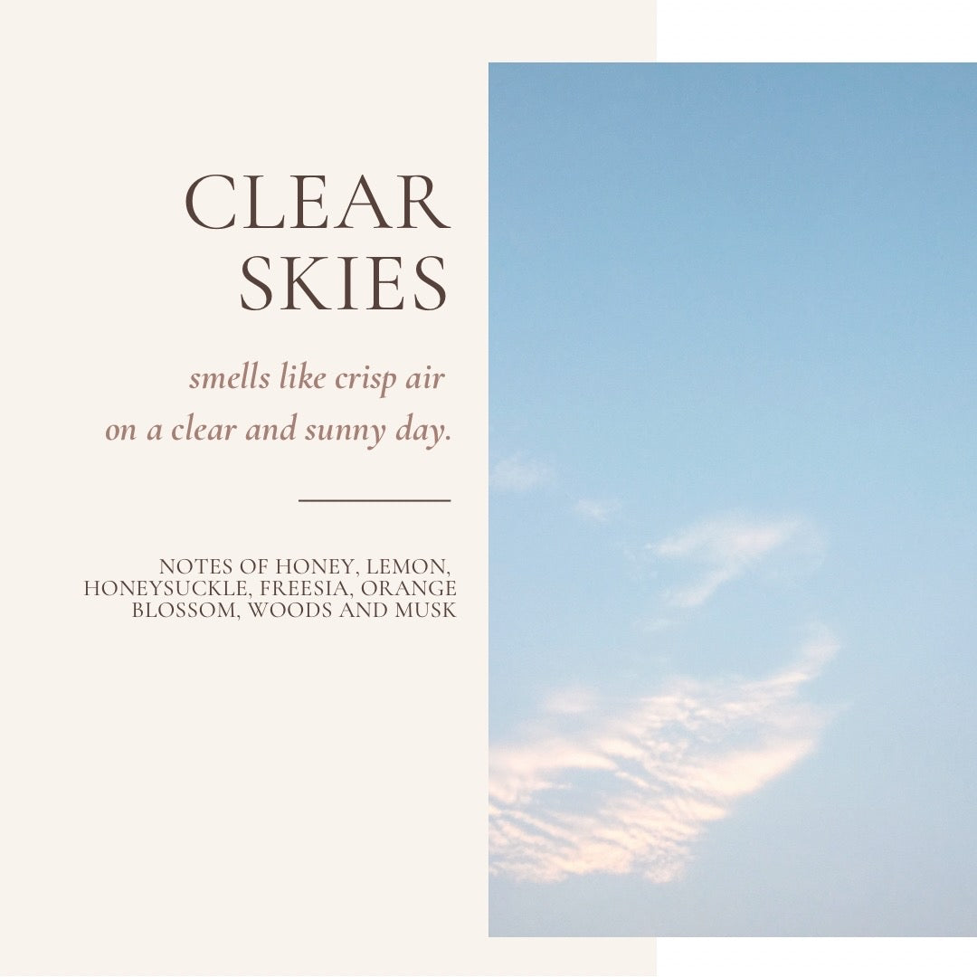Clear Skies 4 oz Candle
